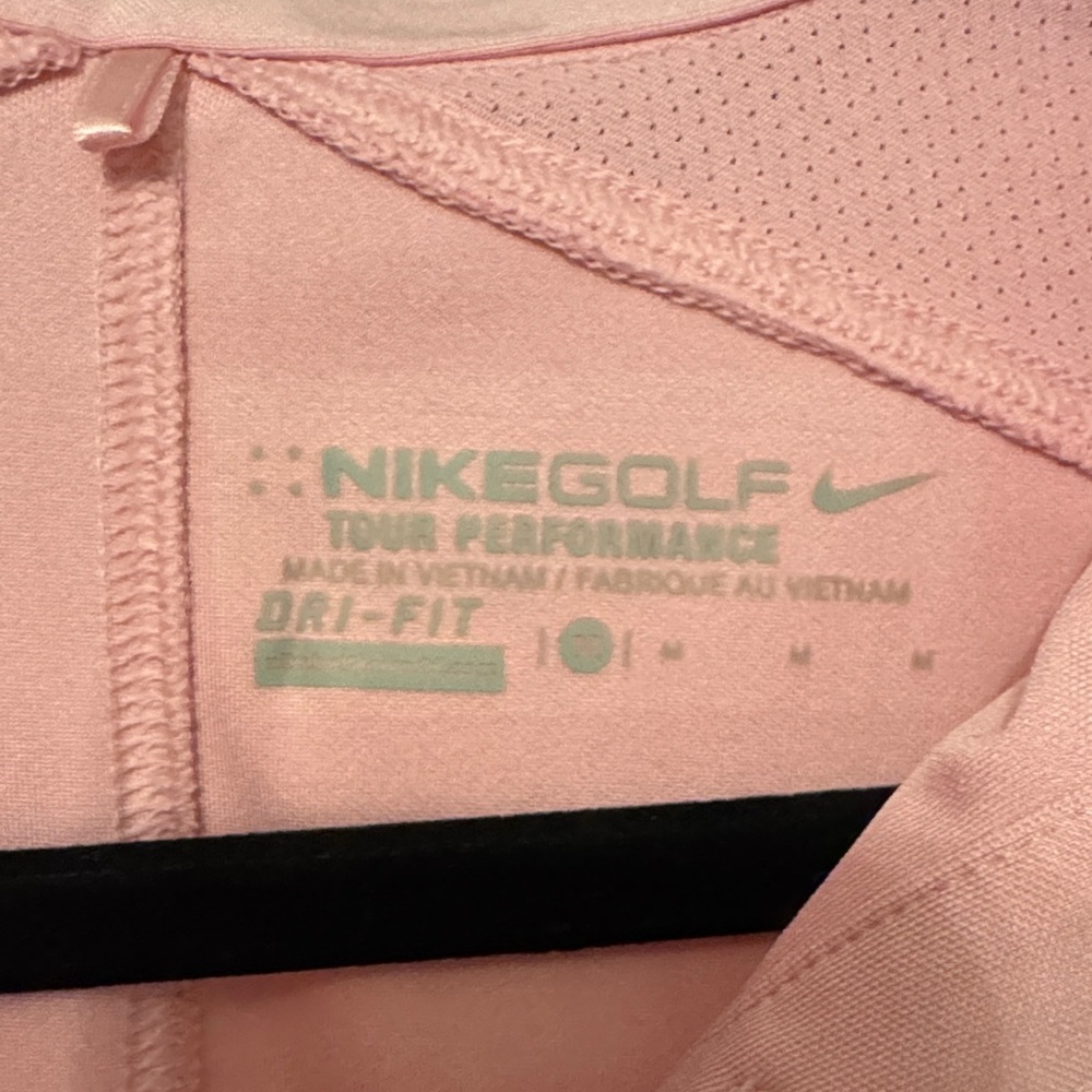 Nike Women's Pink Button Down Shirt - Picture 2 of 3